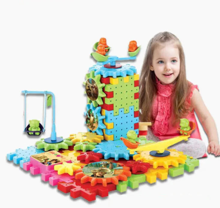 Kids' Creative Block Puzzle Set